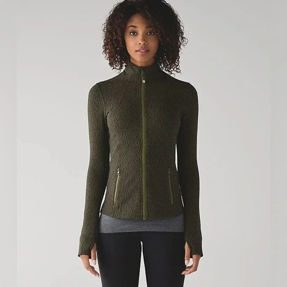 Lululemon Define Jacket 4 Black Brave Dark Olive Green - Picture 1 of 15